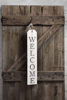 Reversible Christmas/Welcome Sign by Mudpie
