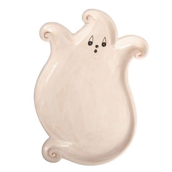 Ghost Shaped Platter by Transpac