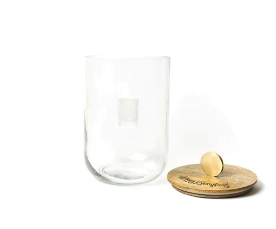 Mini Wood Lid Happy Everything Glass Jar