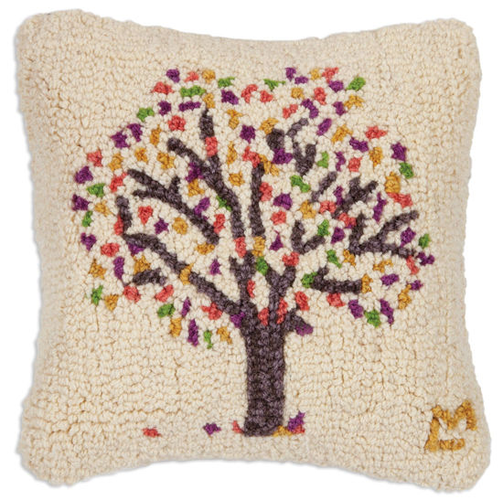 Tree of Life Fall Hooked PIllow by Chandler 4 Corners