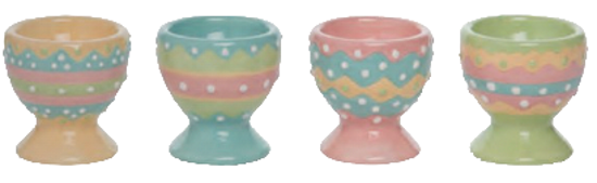 Dol Easter Dottie Egg Cup Set by Transpac