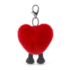Amuseables Heart Bag Charm by Jellycat