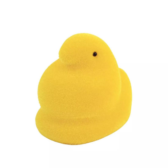 Medium Yellow Flocked Peep by One Hundred and 80 Degrees