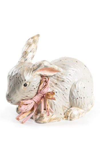 Sterling Check Baby Bunny by MacKenzie-Childs