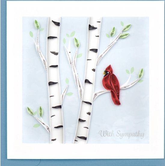 Cardinal Quilling Card by Quilling Card