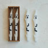 Ghost Shaped Taper Candles Set by Creative Co-op