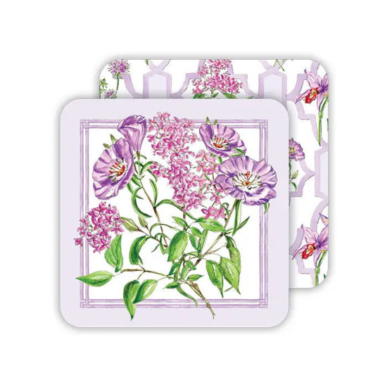 Cattaleya Orchid Square Coaster 20 Pack by Roseanne Beck Collections