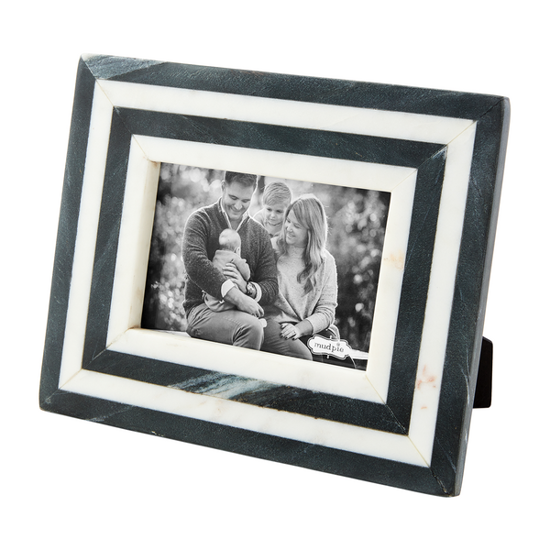 Duo Marble 4x6 Frame by Mudpie