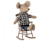 Rocking Chair, Mouse - Light Brown by Maileg