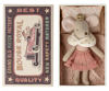 Princess Mouse, Little Sister in Matchbox - Rose by Maileg