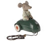 Mouse Car - Dark Green by Maileg