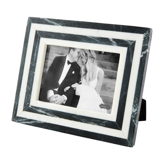 Duo Marble 5x7 Frame by Mudpie