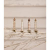 Metallic Striped Candle Ornaments Set by Bethany Lowe