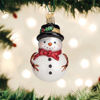 Holly Hat Snowman Ornament (Red) by Old World Christmas