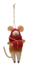 Wool Felt Mouse Holiday Ornament - Gift by Creative Co-op