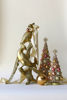 Midcentury Gold Glitter Tree Set by Cody Foster