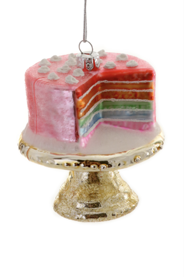 Rainbow Cake Ornament by Cody Foster