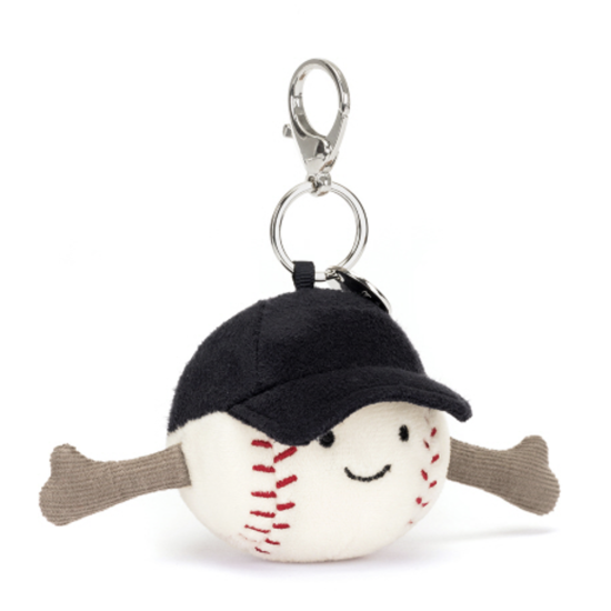 Amuseables Sports Baseball Bag Charm by Jellycat