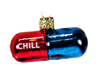 Chill Pill Ornament by Cody Foster