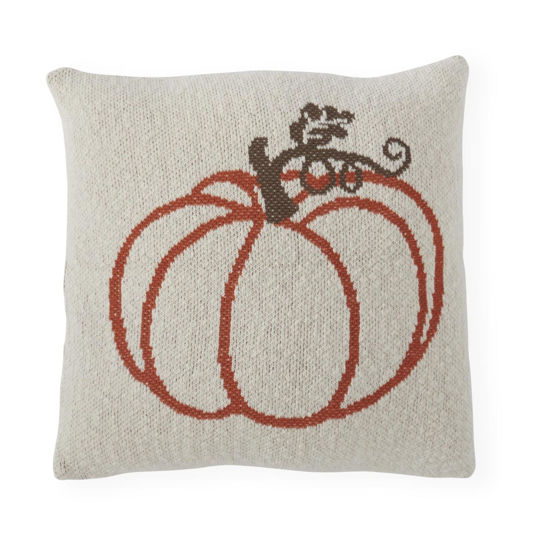 Orange Pumpkin Pillow by K & K Interiors