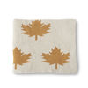 Yellow Leaves Throw Blanket by K & K Interiors