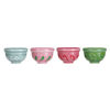 Stoneware Bowls with Holiday Pattern Set by Creative Co-op