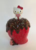 Hello Kitty Chocolate Strawberry Cookie Jar by Blue Sky Clayworks