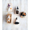 Wool Felt Mouse in Halloween Costume - Witch with Broom by Creative Co-op