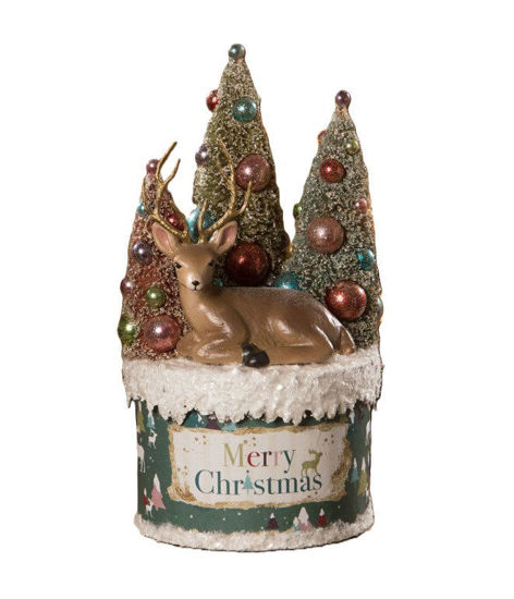 Jeweled Deer on Box by Bethany Lowe