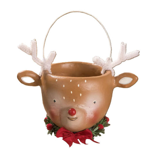 Reindeer Bucket by Bethany Lowe