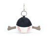 Amuseables Sports Baseball Bag Charm by Jellycat