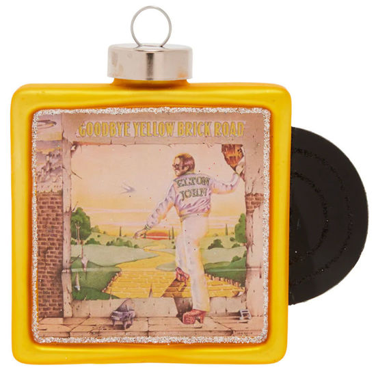 Goodbye Yellow Brick Road Album Cover Ornament by Kat + Annie