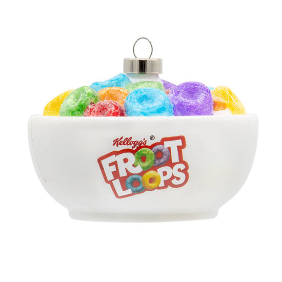 Kelloggs® Froot Loops™ Cereal Bowl Ornament by Kat + Annie