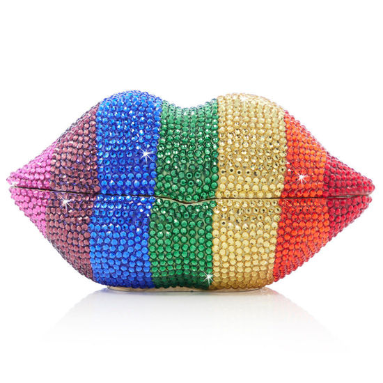 Amy Rainbow Lips Box by Jay Strongwater