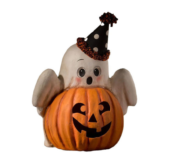 Boo Ghost Jack-O-Lantern by Bethany Lowe Designs