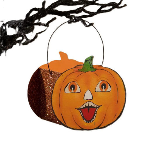 Mr. Pumpkin Bucket Mini by Bethany Lowe Designs