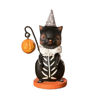 Skeleton Cat with Lantern by Bethany Lowe Designs