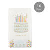 Sprinkle Birthday Scallop Edge Guest Dinner Napkins by C.R.Gibson Signature Celebrations