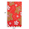 Holiday Gingerbread Scallop Edge Guest Dinner Napkins by C.R.Gibson Signature Celebrations