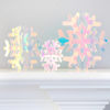 Kailo Chic Iridescent Snowflake Acrylic Décor by C.R.Gibson Signature Celebrations