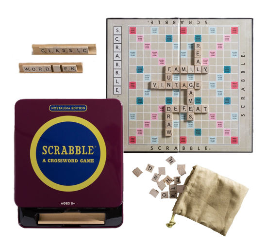 Scrabble Nostalgia Tin Game by WS Game Company