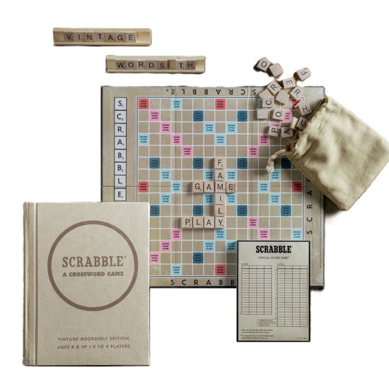 Scrabble Vintage Bookshelf Game by WS Game Company