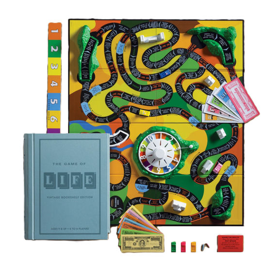 The Game of Life Vintage Bookshelf Game by WS Game Company