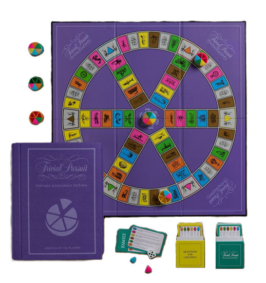 Trivial Pursuit Vintage Bookshelf Game by WS Game Company