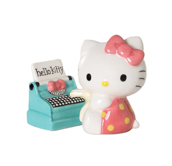 Hello Kitty Retro Typewriter Salt & Pepper Set by Blue Sky Clayworks