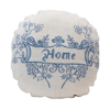 Home Round Linen Pillow by Creative Co-op