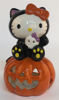 Hello Kitty Halloween Black Cat on Pumpkin Tealight Holder by Blue Sky Clayworks