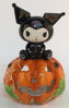 Kuromi Halloween Skeleton on Pumpkin Candle House by Blue Sky Clayworks