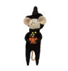 Wool Felt Mouse in Halloween Costume - Witch with Jack-O-Lantern by Creative Co-op