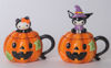 Hello Kitty and Kuromi Halloween Figural Mugs Set by Blue Sky Clayworks